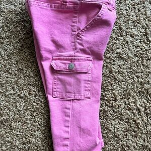 Chic Pink Cargo Infant Jeans 18 months size
